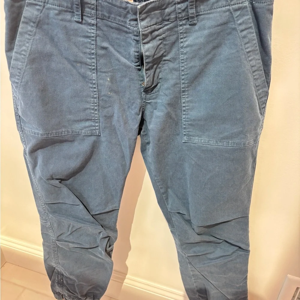 Nili Lotan Cropped Military Pant Washed Navy Size 6 - Picture 10 of 12